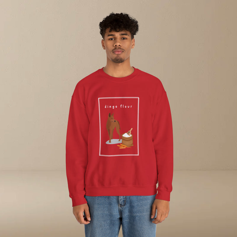 dingo flour sweatshirt (just front)