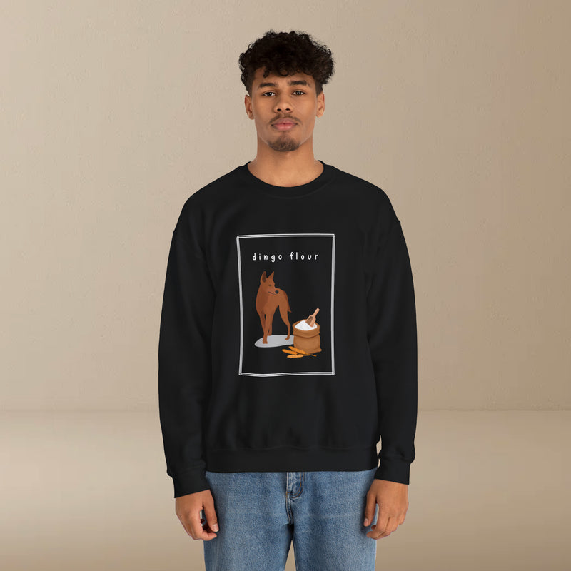 dingo flour sweatshirt (just front)