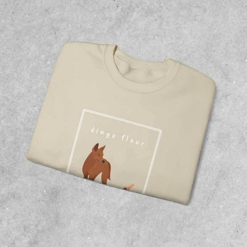 dingo flour sweatshirt (just front)