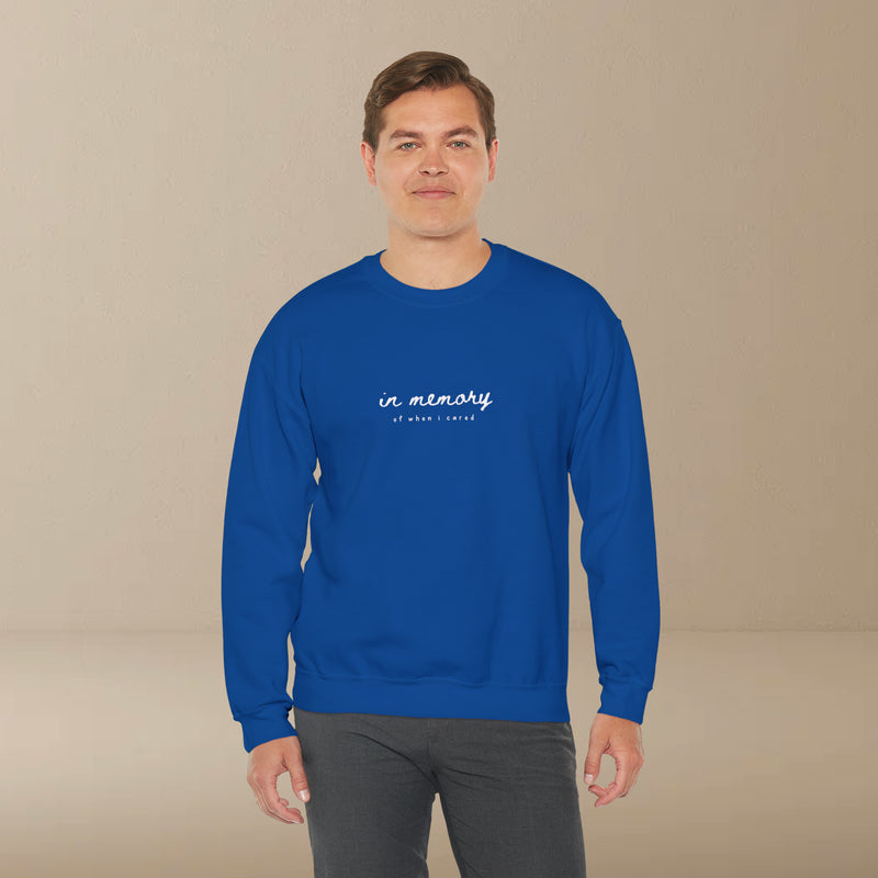 in memory sweatshirt