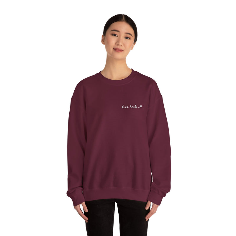 time heals all sweatshirt