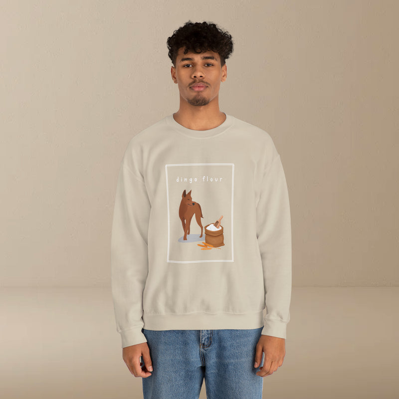 dingo flour sweatshirt (just front)