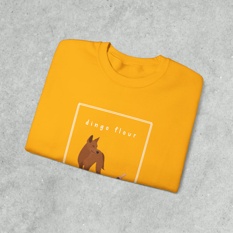 dingo flour sweatshirt (just front)