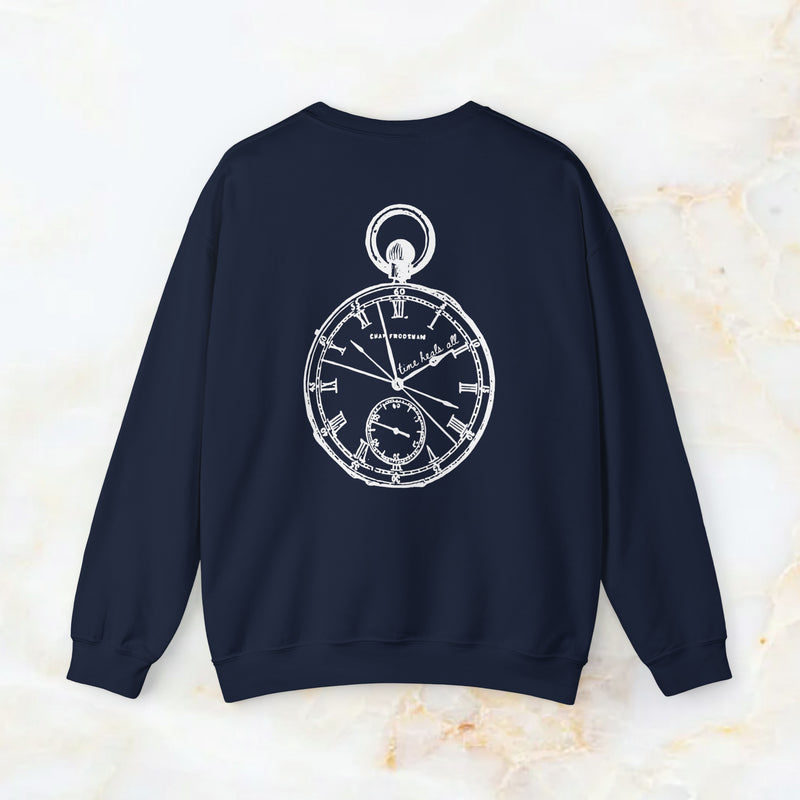 time heals all sweatshirt