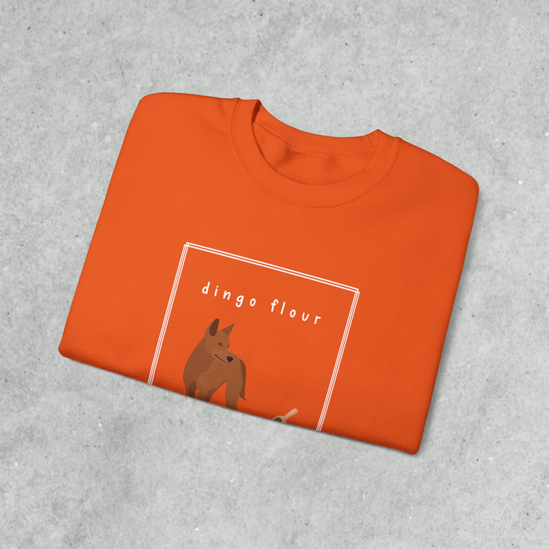 dingo flour sweatshirt (just front)