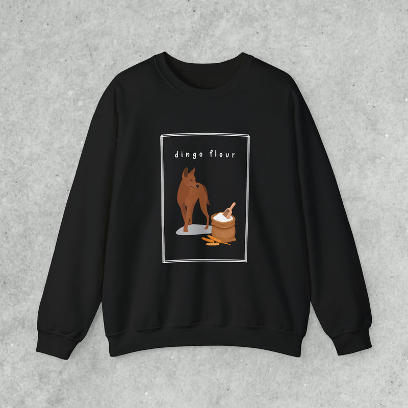 dingo flour sweatshirt (just front)