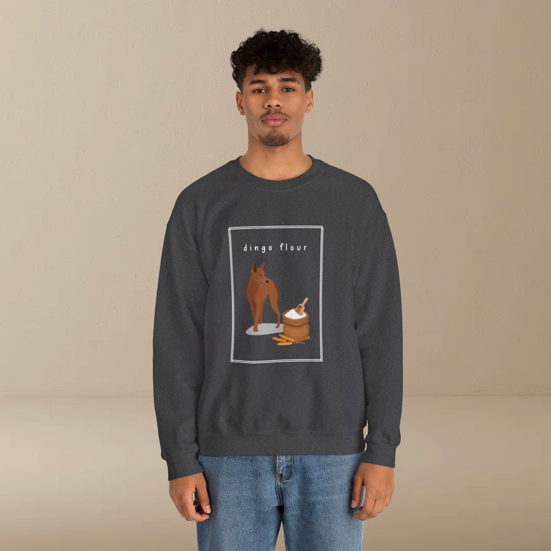 dingo flour sweatshirt (just front)