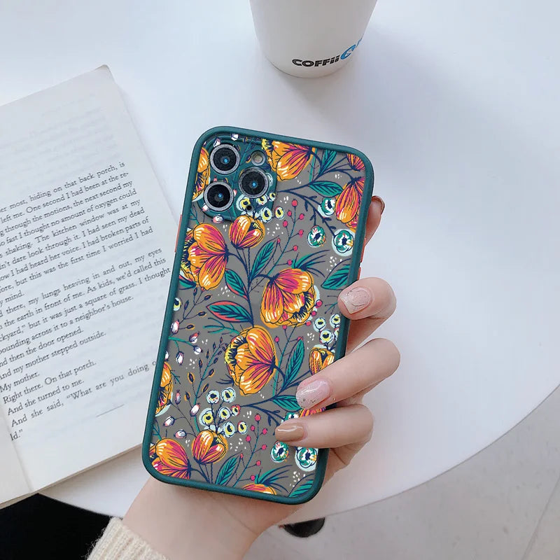 busy flower phone cases