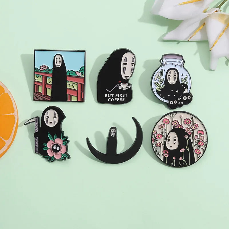 no face pins