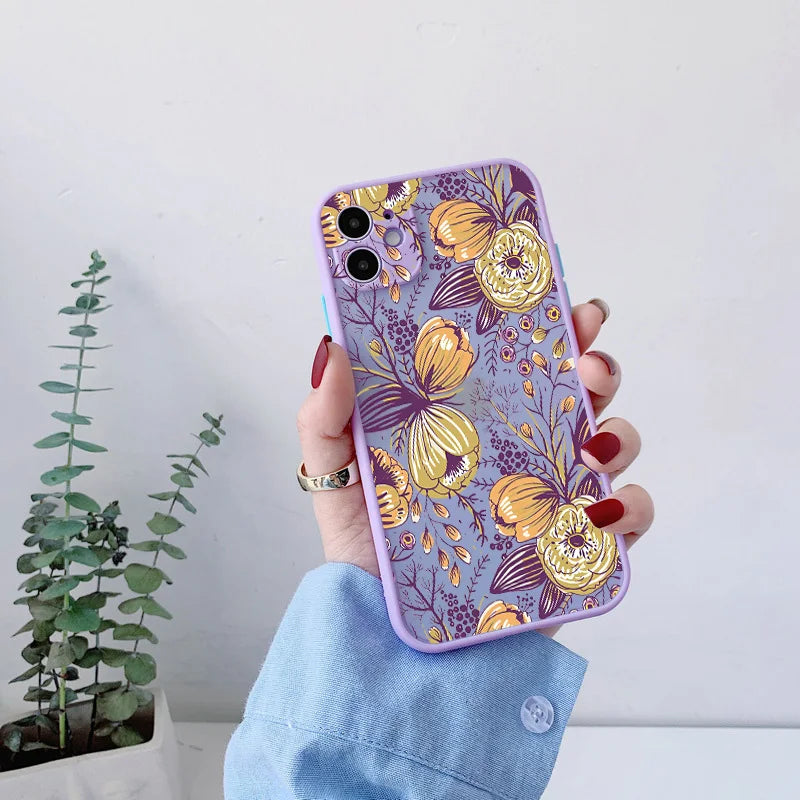 busy flower phone cases