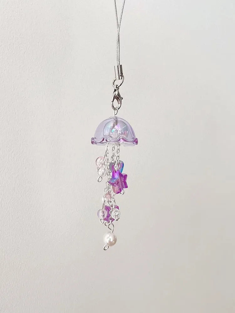 jellyfish phone charm