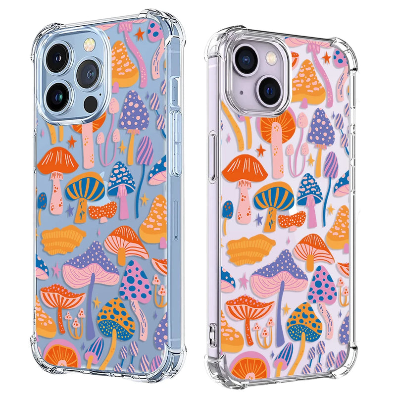 fresh mushroom phone cases