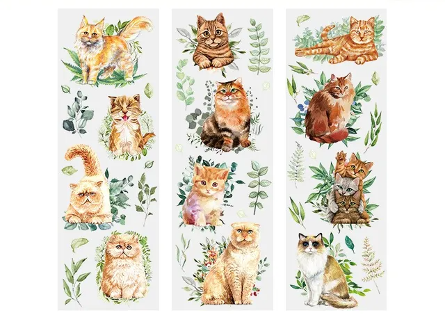 cat sticker sheets