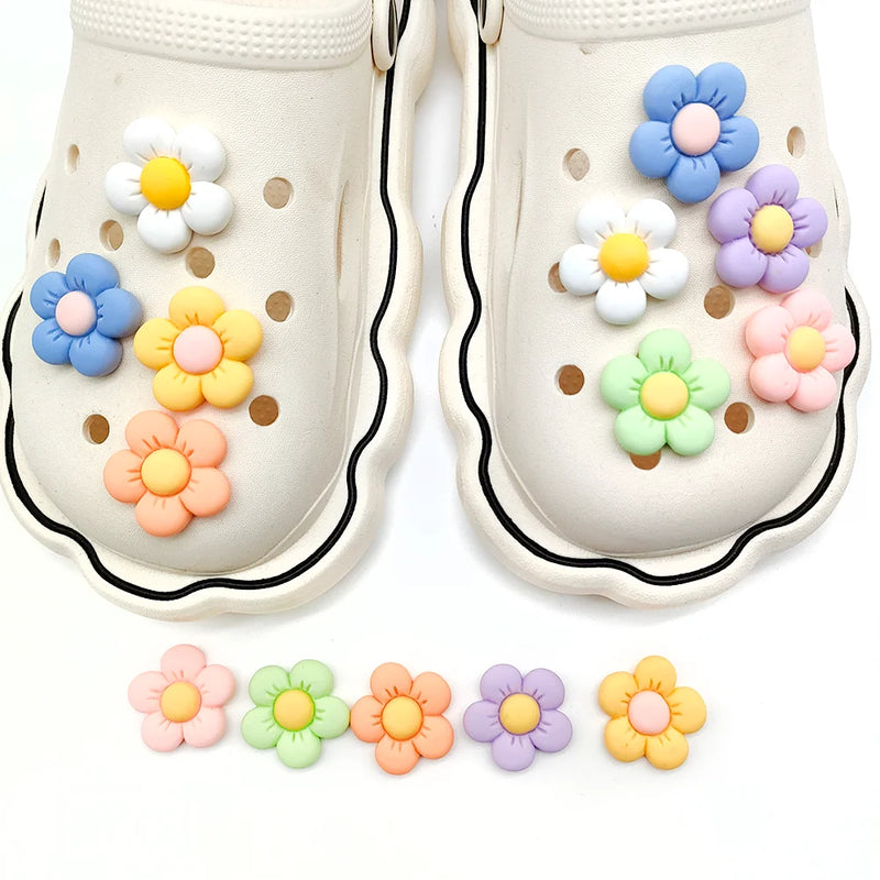 pastel flower croc jiblets