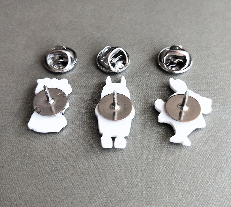 cartoon mushroom pins