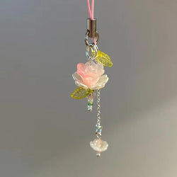 lotus phone charm