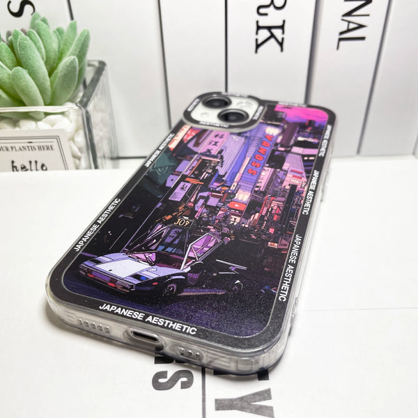 japanese skyline phone case