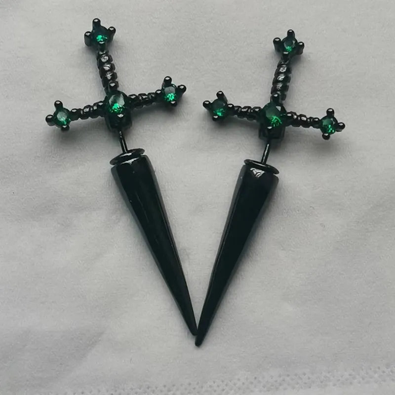 sword earrings