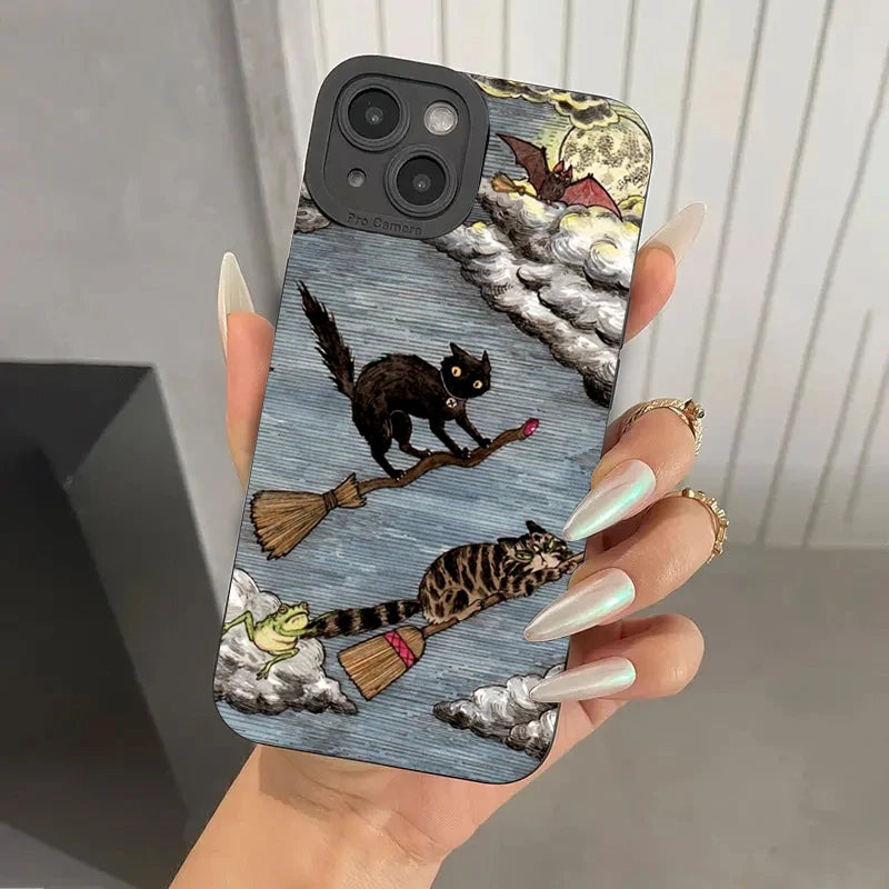 silly cat phone cases