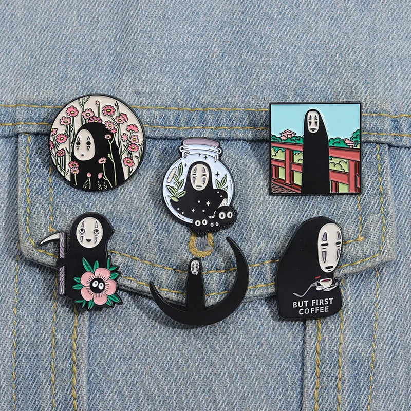 no face pins