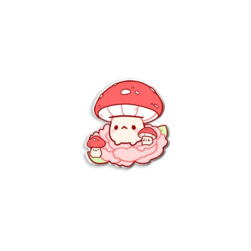 cartoon mushroom pins