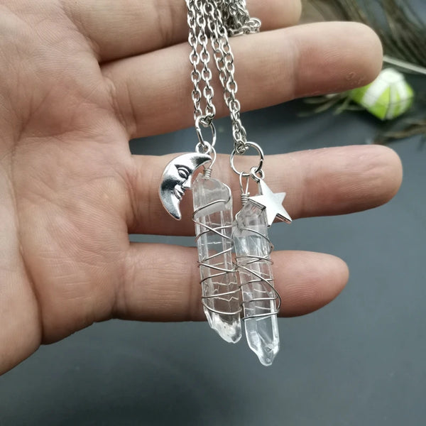 celestial crystal necklaces