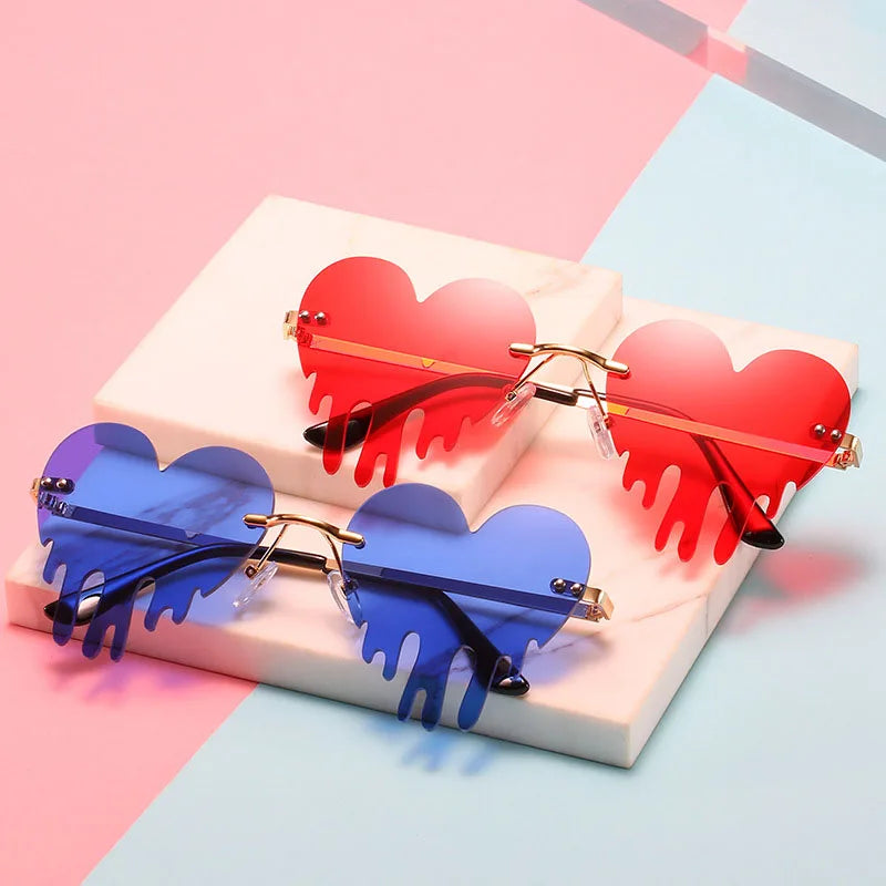 crying heart sunglasses