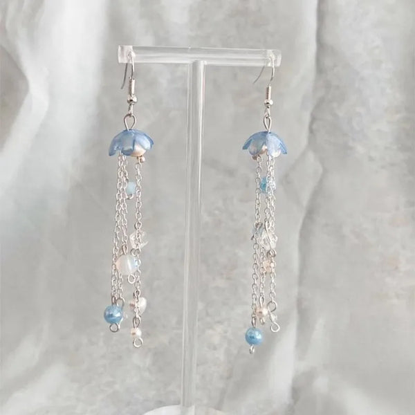 jellyfish drop earrings