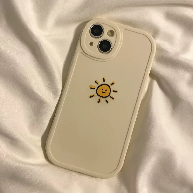 sun, moon & heart phone cases