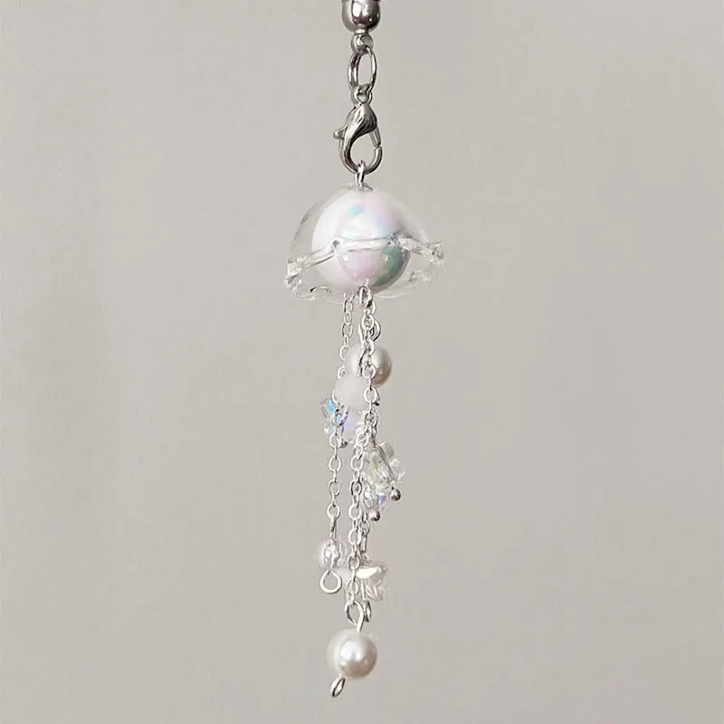 jellyfish phone charm