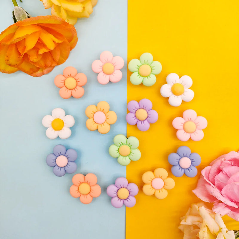 pastel flower croc jiblets