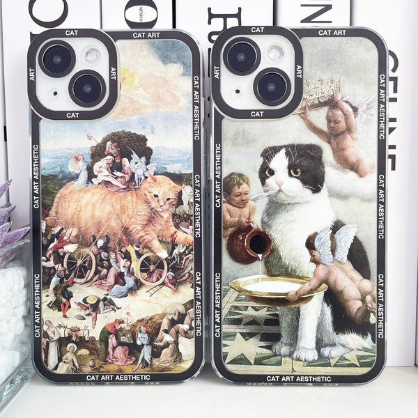 cat art phone cases