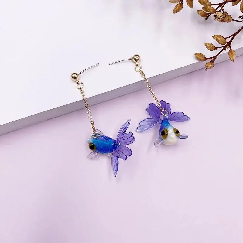 fish drop earrings