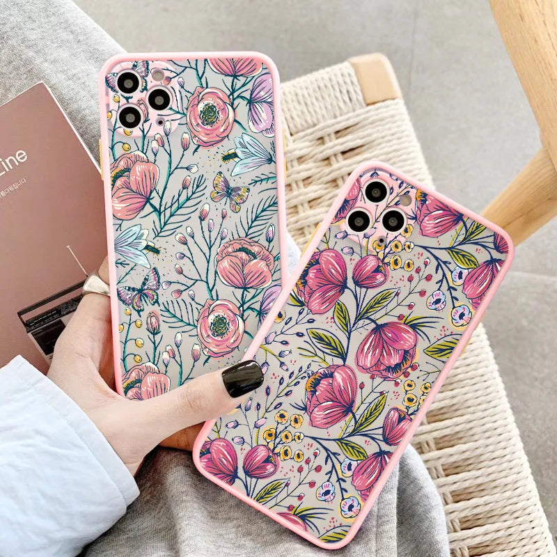 busy flower phone cases