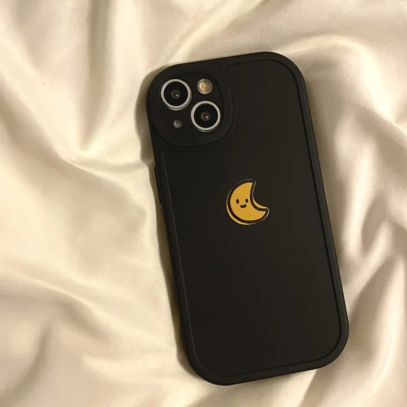 sun, moon & heart phone cases