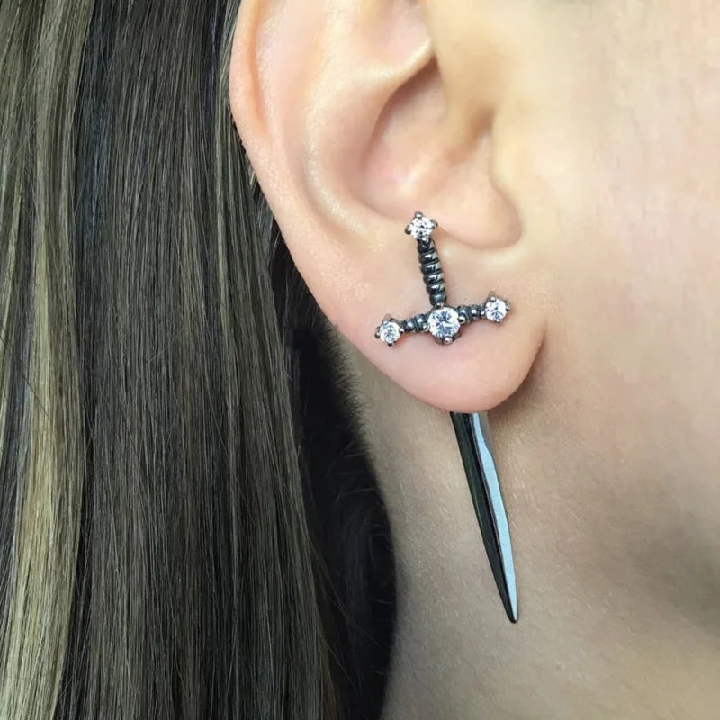 sword earrings