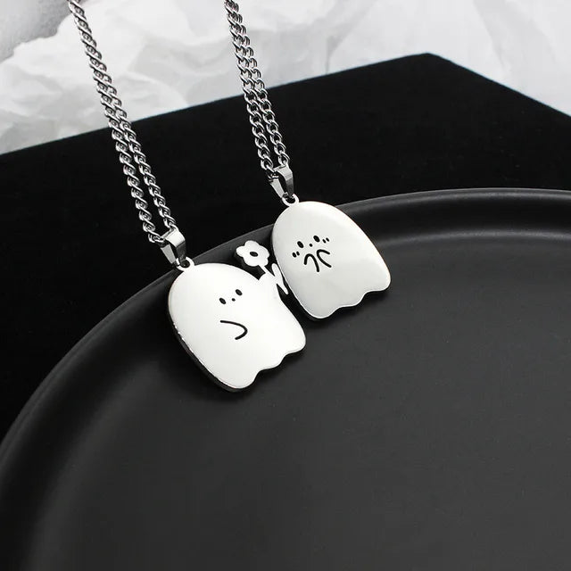 couples character necklaces