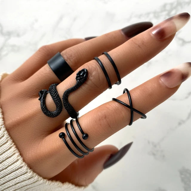 black ring sets