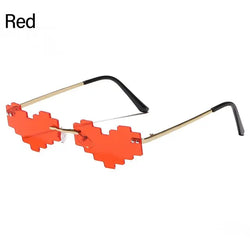 pixel heart sunglasses