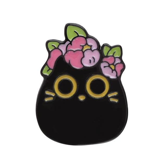 black cat pins