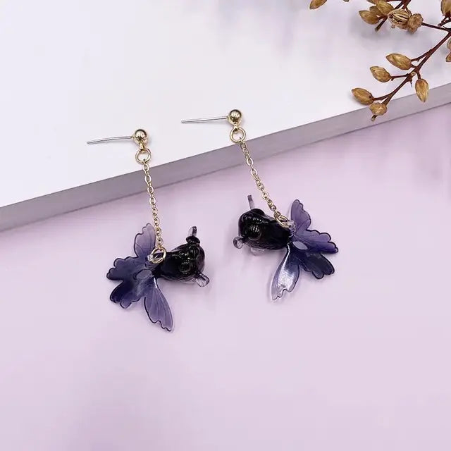 fish drop earrings