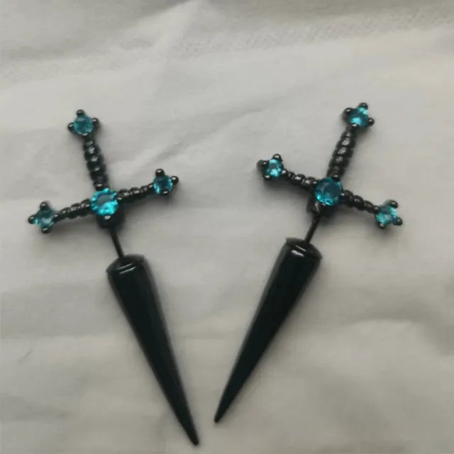 sword earrings