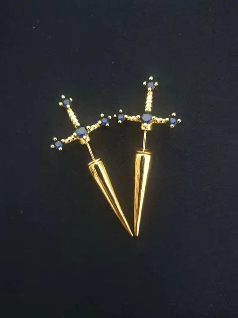 sword earrings