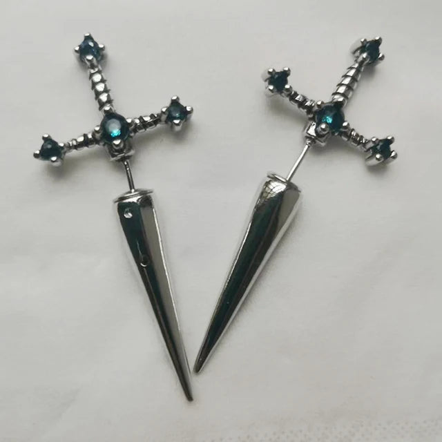 sword earrings