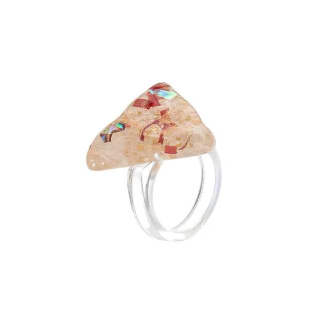 assorted resin rings