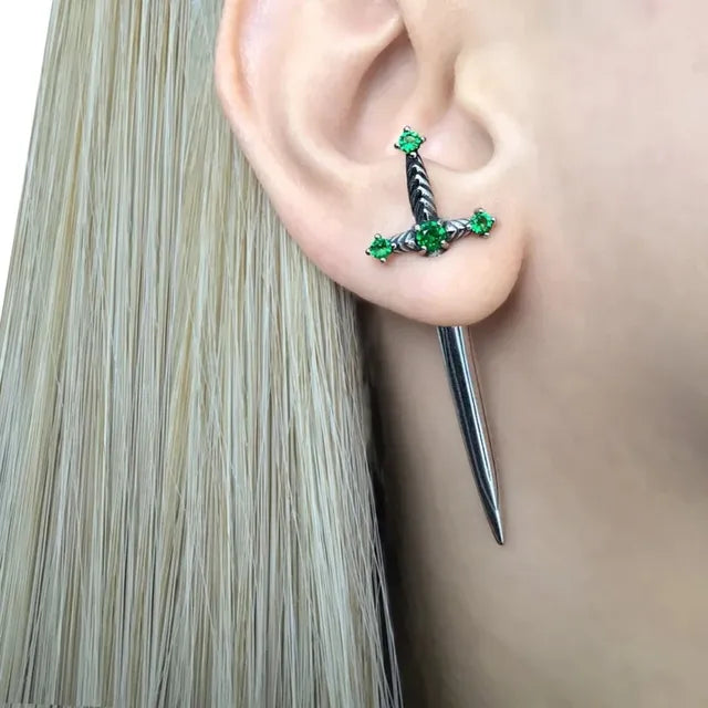 sword earrings