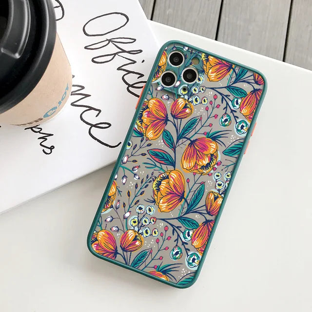 busy flower phone cases