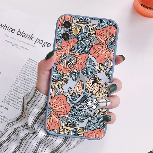 busy flower phone cases