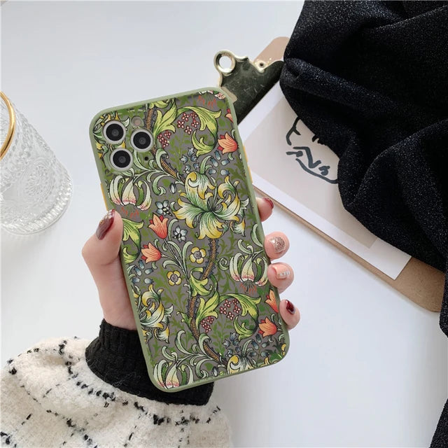 busy flower phone cases