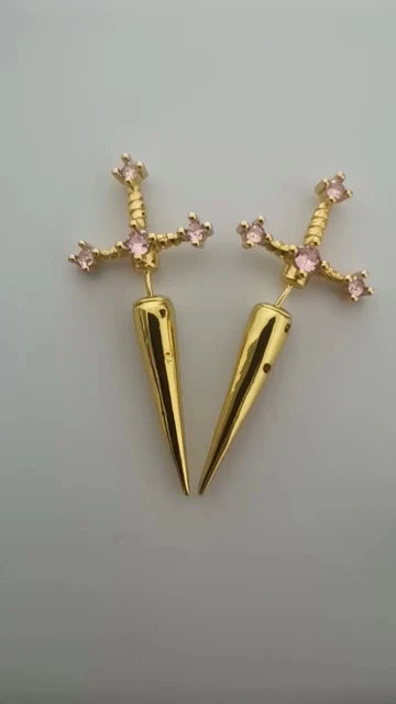 sword earrings